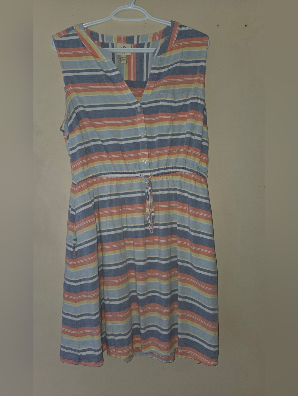 St Johns Bay Linen Blend Dress